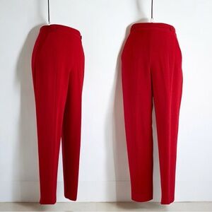 Karen Millen Red Straight Leg Pants